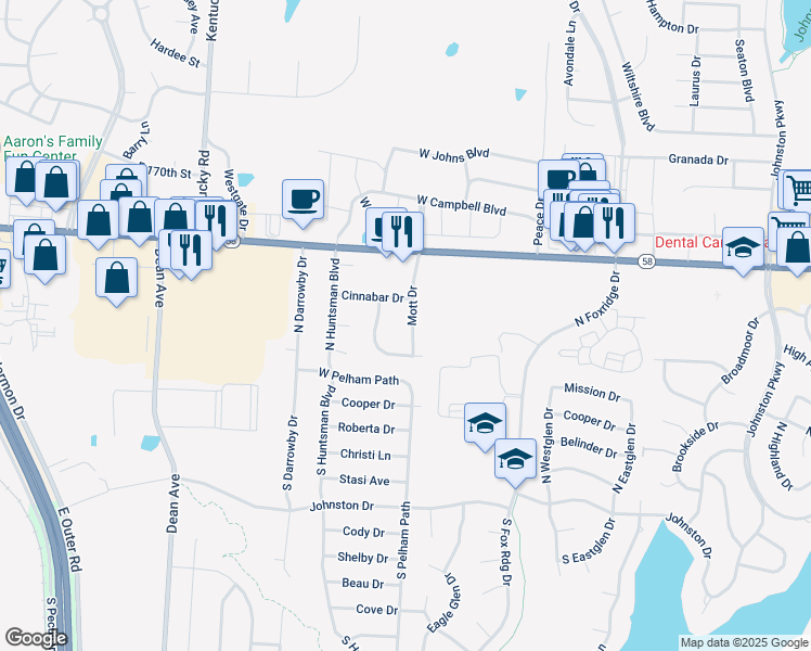 200 Mott Drive, Raymore MO Walk Score