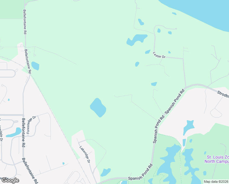 map of restaurants, bars, coffee shops, grocery stores, and more near 12829 Spanish Pond Road in St. Louis