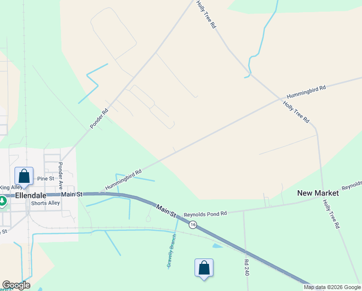 map of restaurants, bars, coffee shops, grocery stores, and more near 19477 Hummingbird Road in Ellendale