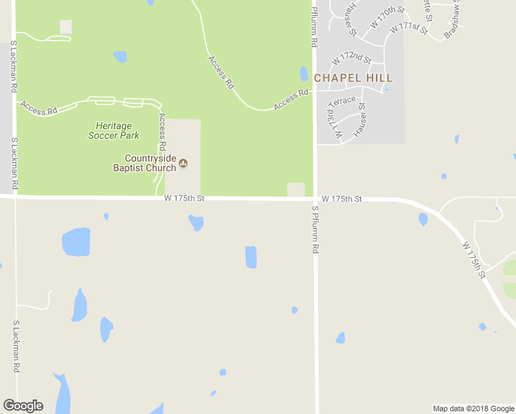 map of restaurants, bars, coffee shops, grocery stores, and more near 13725 West 175th Street in Olathe