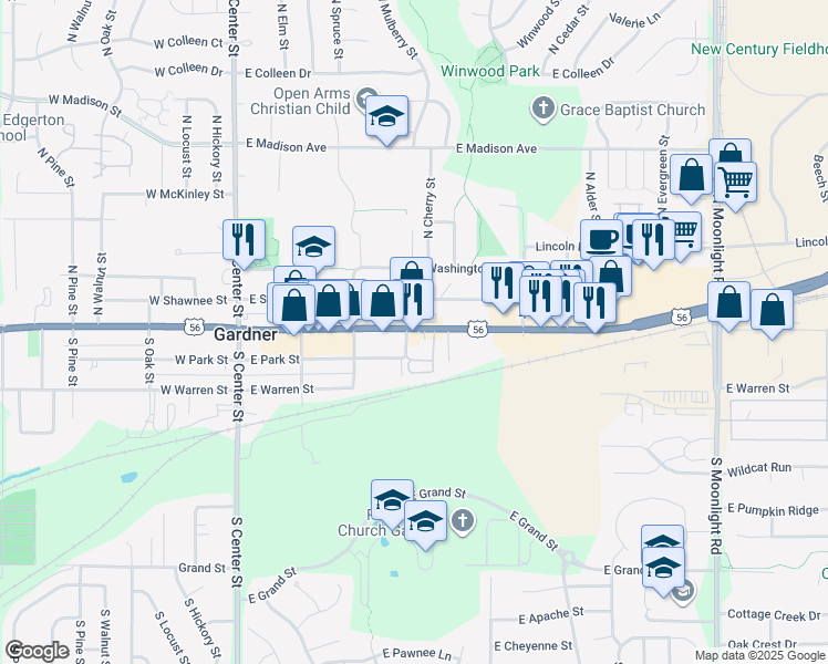 417 East Main Street, Gardner KS Walk Score
