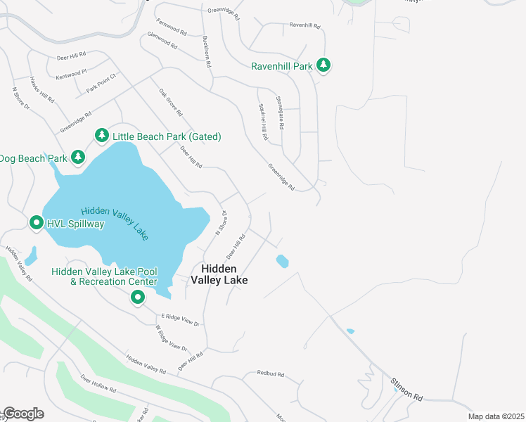 map of restaurants, bars, coffee shops, grocery stores, and more near 17211 Meadow View Drive in Hidden Valley Lake