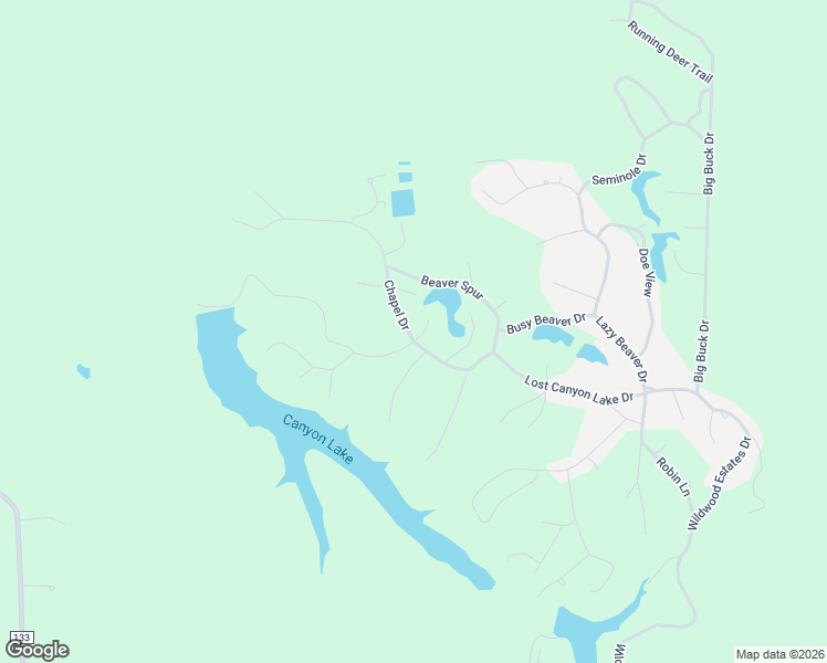 map of restaurants, bars, coffee shops, grocery stores, and more near 24 Lost Canyon Lake Drive in Steedman