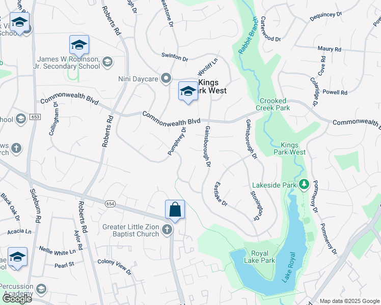 map of restaurants, bars, coffee shops, grocery stores, and more near 10027 Llewellyn Court in Fairfax