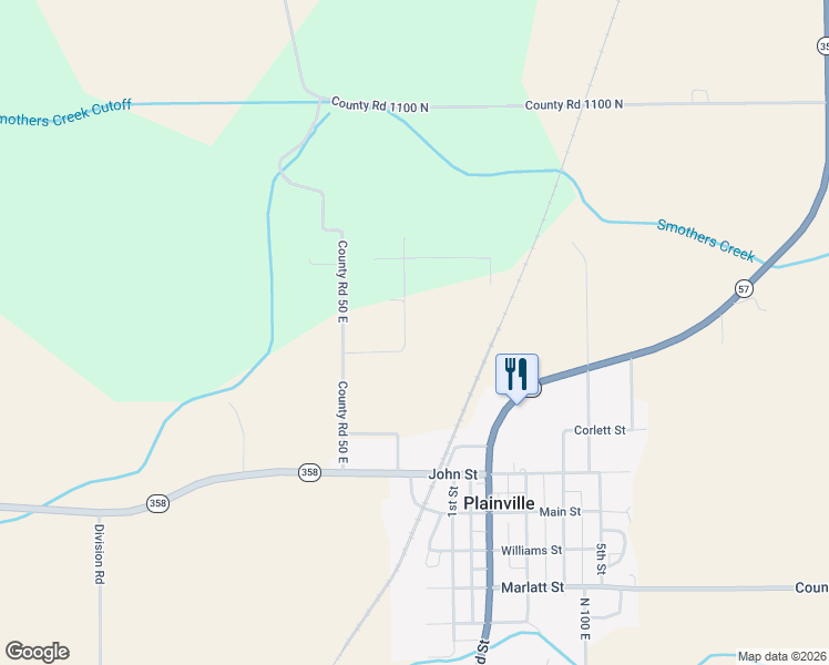 map of restaurants, bars, coffee shops, grocery stores, and more near in Plainville