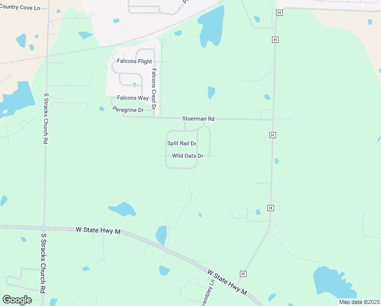 map of restaurants, bars, coffee shops, grocery stores, and more near 515 Wild Oats Drive in Wright City