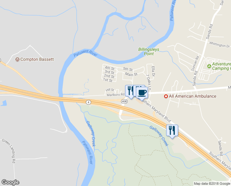map of restaurants, bars, coffee shops, grocery stores, and more near 1500 Hill Street in Lothian