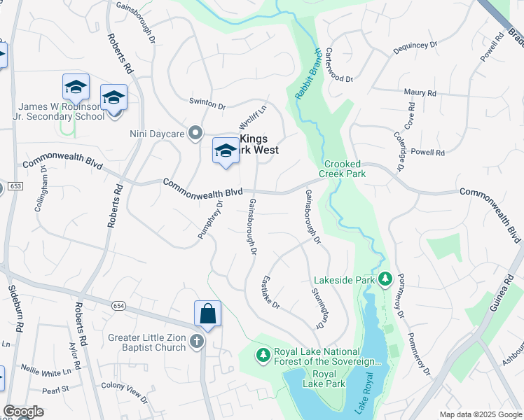 map of restaurants, bars, coffee shops, grocery stores, and more near 10014 East Constable Court in Fairfax
