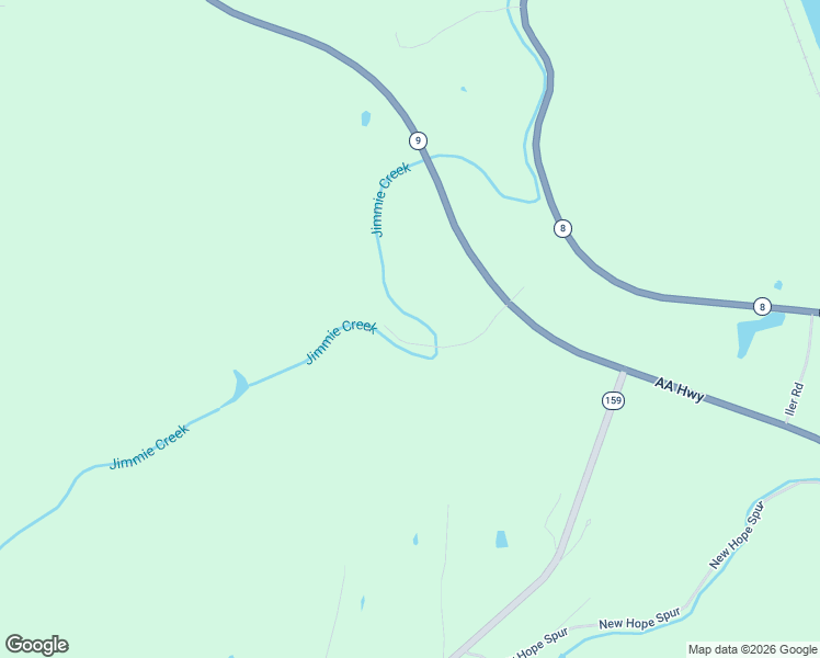 map of restaurants, bars, coffee shops, grocery stores, and more near 12659 AA Highway in Foster