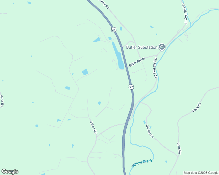 map of restaurants, bars, coffee shops, grocery stores, and more near 315 Oak Street in Butler