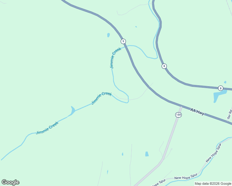 map of restaurants, bars, coffee shops, grocery stores, and more near 12659 AA Highway in Foster