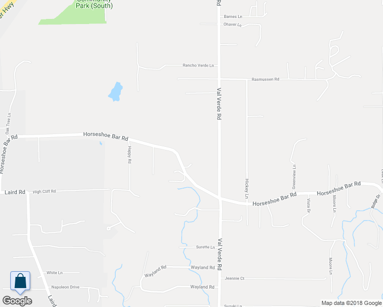 map of restaurants, bars, coffee shops, grocery stores, and more near 7319 Horseshoe Bar Road in Loomis