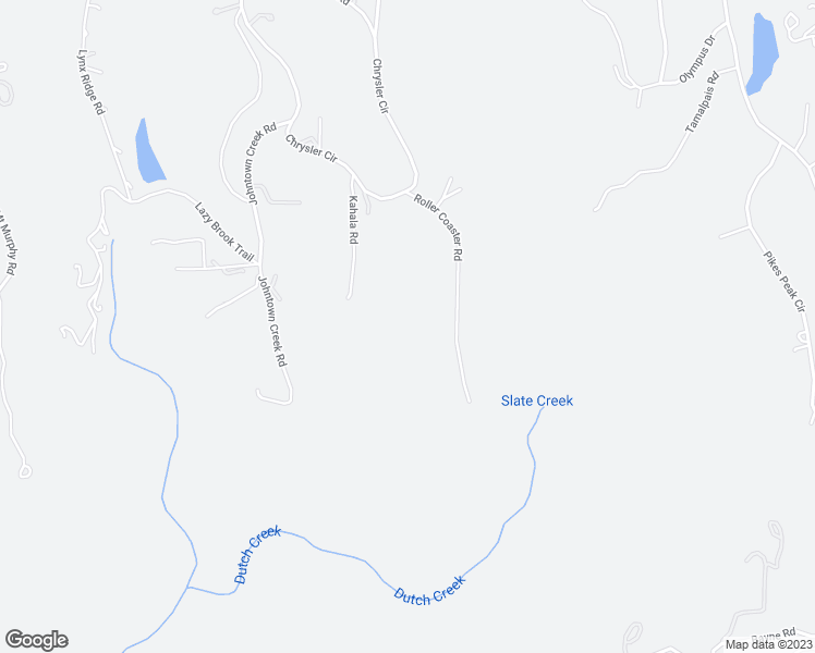 map of restaurants, bars, coffee shops, grocery stores, and more near 6310 Roller Coaster Road in Garden Valley