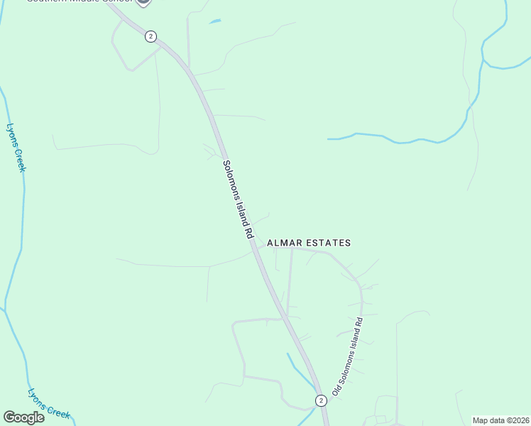 map of restaurants, bars, coffee shops, grocery stores, and more near 5407 Solomons Island Road in Lothian