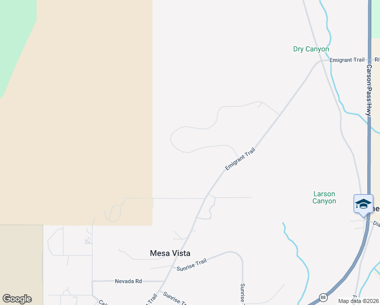 map of restaurants, bars, coffee shops, grocery stores, and more near 255 Hawkins Peak Road in Markleeville