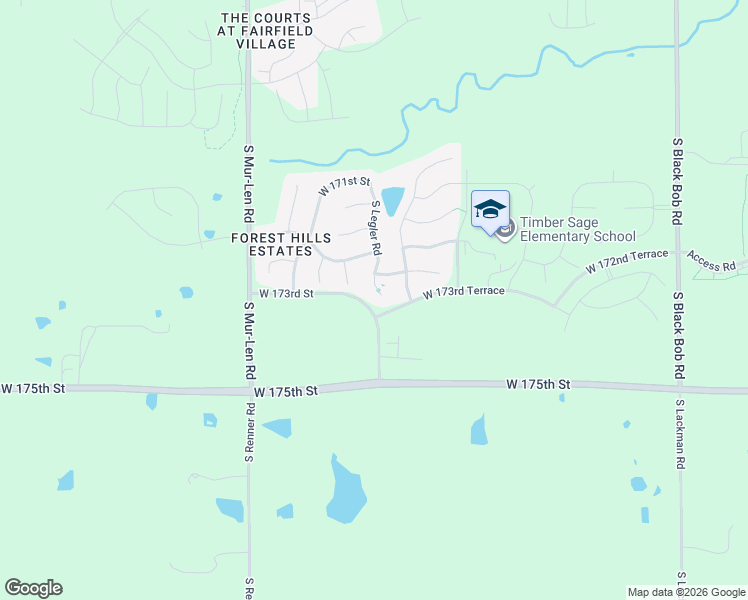 map of restaurants, bars, coffee shops, grocery stores, and more near 17342 South Legler Road in Olathe