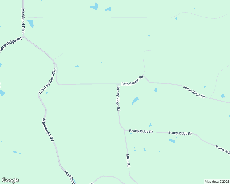 map of restaurants, bars, coffee shops, grocery stores, and more near 12528 Bethel Ridge Road in Florence