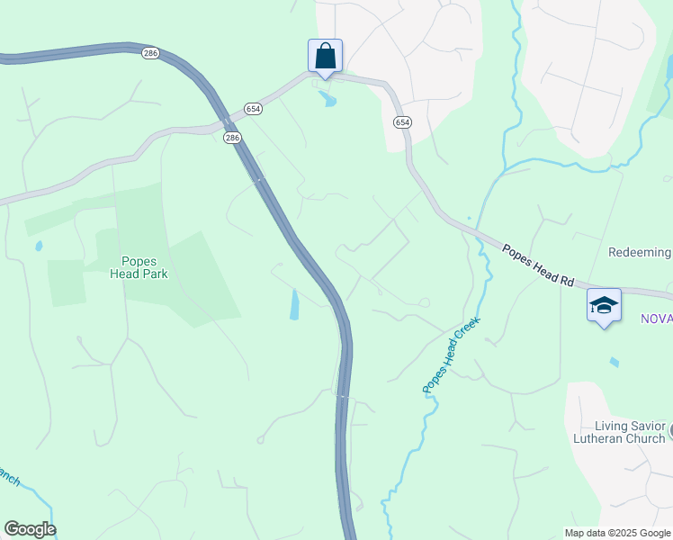 map of restaurants, bars, coffee shops, grocery stores, and more near 5444 Ladue Lane in Fairfax