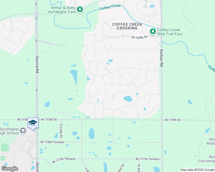 map of restaurants, bars, coffee shops, grocery stores, and more near 17113 Bluejacket Street in Overland Park