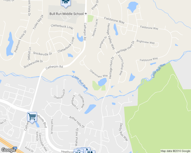 map of restaurants, bars, coffee shops, grocery stores, and more near 13731 Charismatic Way in Gainesville