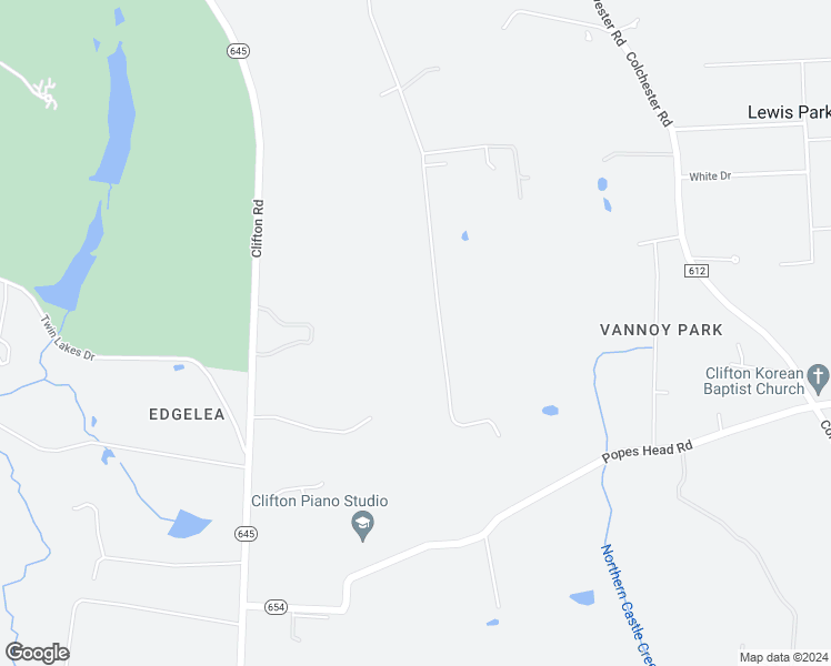 map of restaurants, bars, coffee shops, grocery stores, and more near 6032 Doyle Road in Clifton