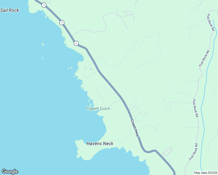 map of restaurants, bars, coffee shops, grocery stores, and more near 47080 Havens Neck Rd in Mendocino