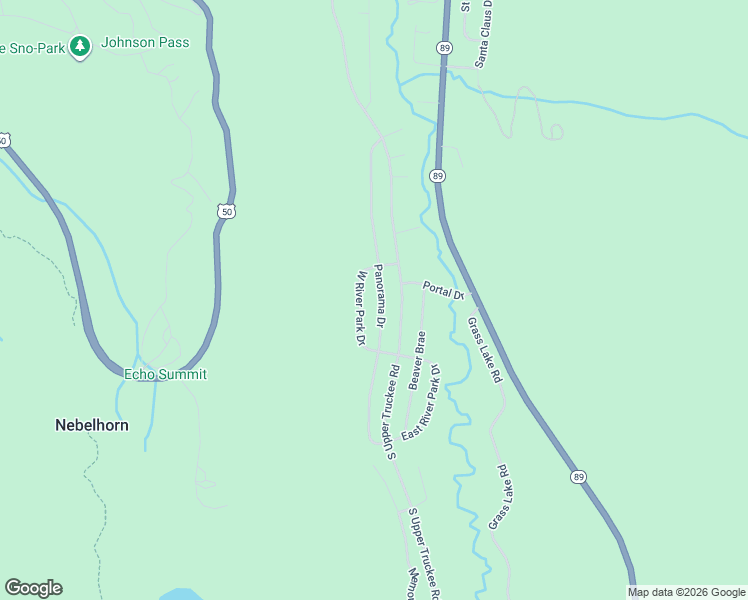 map of restaurants, bars, coffee shops, grocery stores, and more near 3344 Panorama Drive in South Lake Tahoe