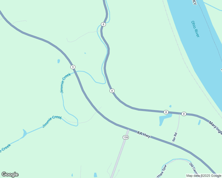 map of restaurants, bars, coffee shops, grocery stores, and more near 7500 Kentucky 8 in Foster
