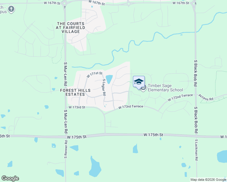 map of restaurants, bars, coffee shops, grocery stores, and more near 17256 South Schweiger Drive in Olathe