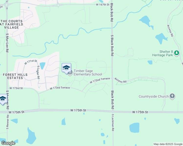 map of restaurants, bars, coffee shops, grocery stores, and more near in Lenexa