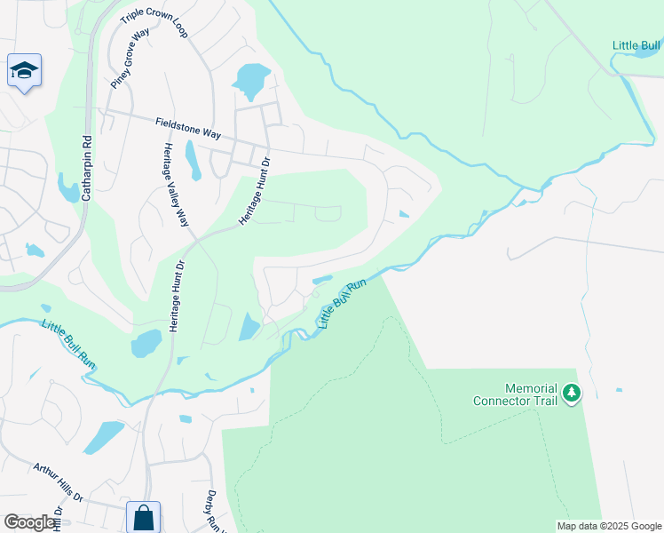 map of restaurants, bars, coffee shops, grocery stores, and more near 13286 Fieldstone Way in Gainesville