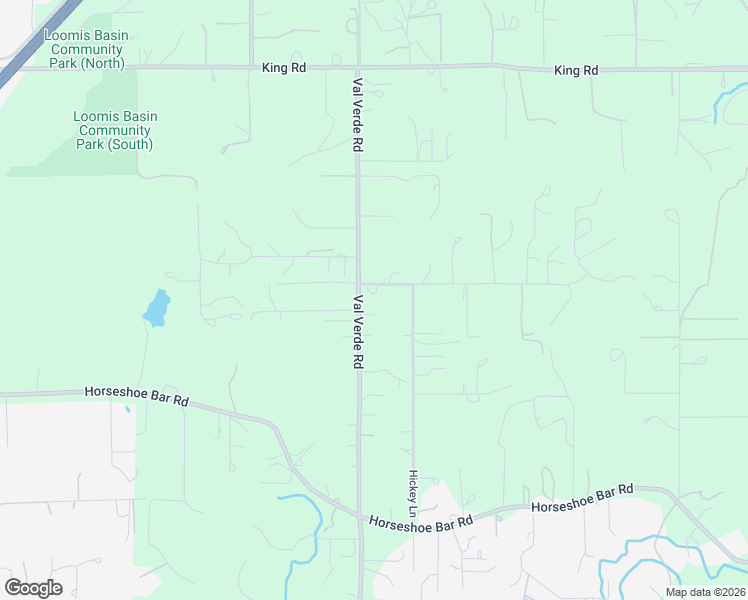 map of restaurants, bars, coffee shops, grocery stores, and more near 3797 Val Verde Road in Loomis