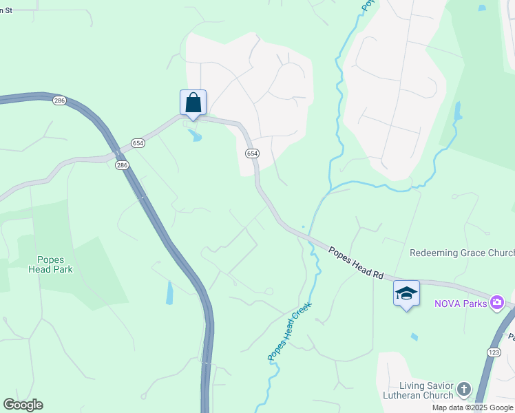 map of restaurants, bars, coffee shops, grocery stores, and more near 5400 Ladue Lane in Fairfax