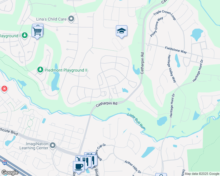 map of restaurants, bars, coffee shops, grocery stores, and more near 14026 Clatterbuck Loop in Gainesville