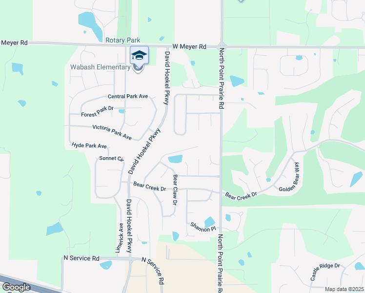 map of restaurants, bars, coffee shops, grocery stores, and more near 237 Charging Bear Drive in Wentzville