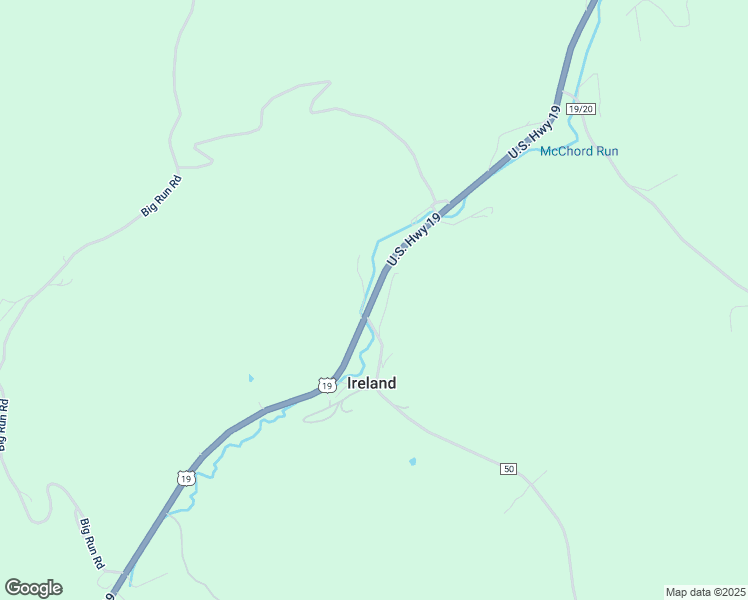 map of restaurants, bars, coffee shops, grocery stores, and more near 21517 U.S. 19 in Ireland