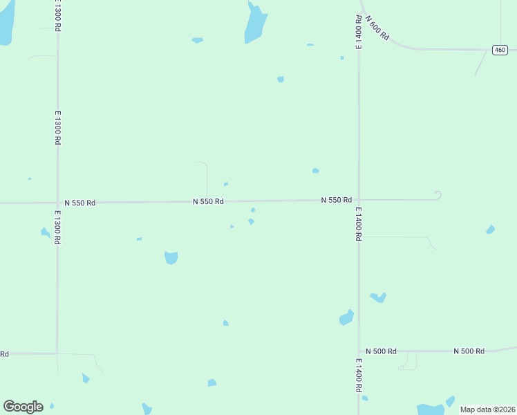 map of restaurants, bars, coffee shops, grocery stores, and more near 1375 North 550 Road in Baldwin City