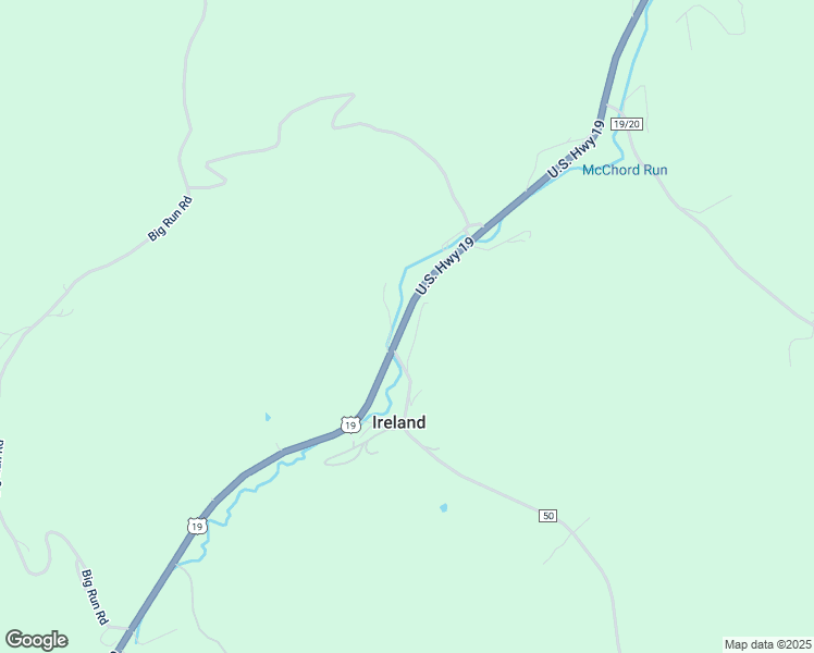 map of restaurants, bars, coffee shops, grocery stores, and more near 21517 U.S. 19 in Ireland