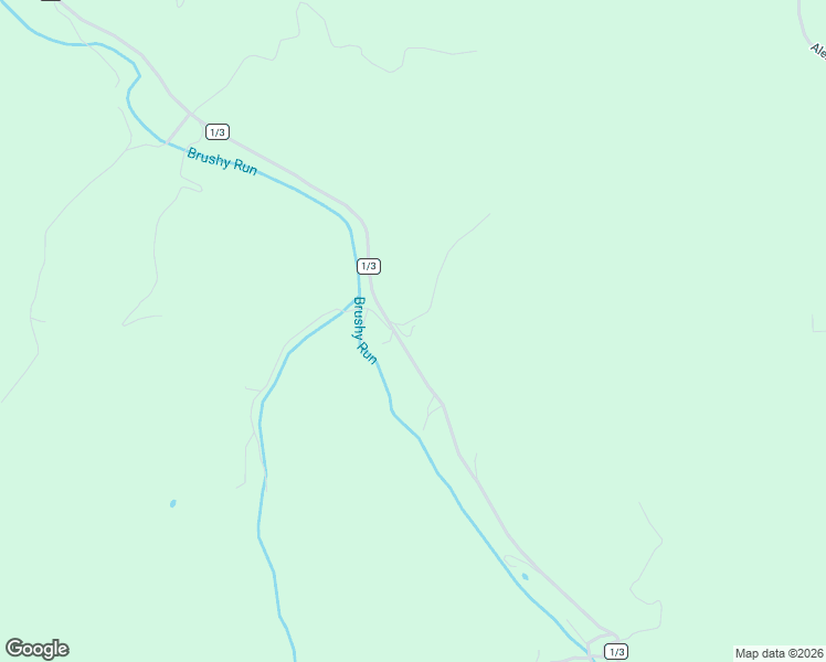 map of restaurants, bars, coffee shops, grocery stores, and more near Brushy Run Road in Upper Tract