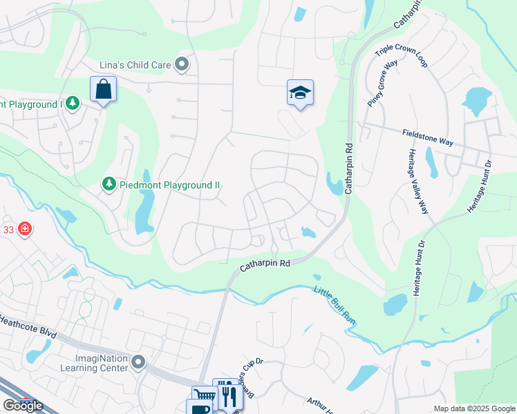 map of restaurants, bars, coffee shops, grocery stores, and more near 14045 Clatterbuck Loop in Gainesville