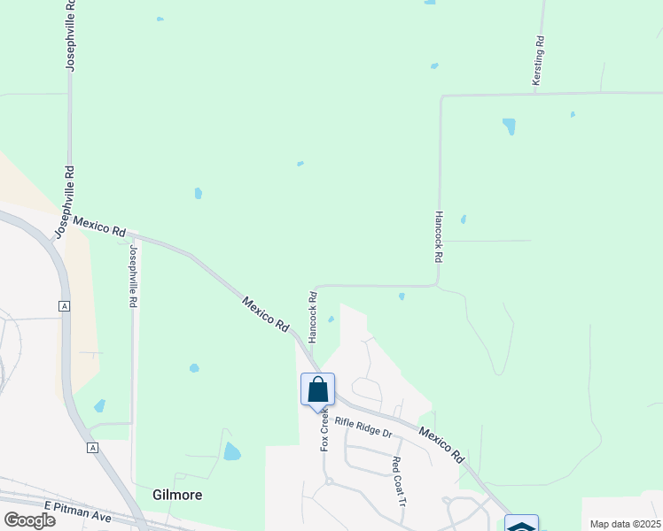 map of restaurants, bars, coffee shops, grocery stores, and more near 517 Hancock Road in Wentzville