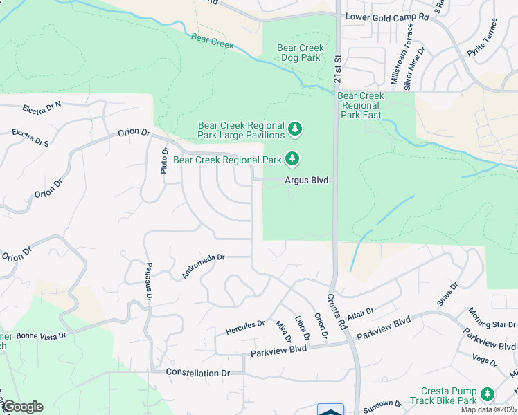 map of restaurants, bars, coffee shops, grocery stores, and more near 617 Orion Drive in Colorado Springs