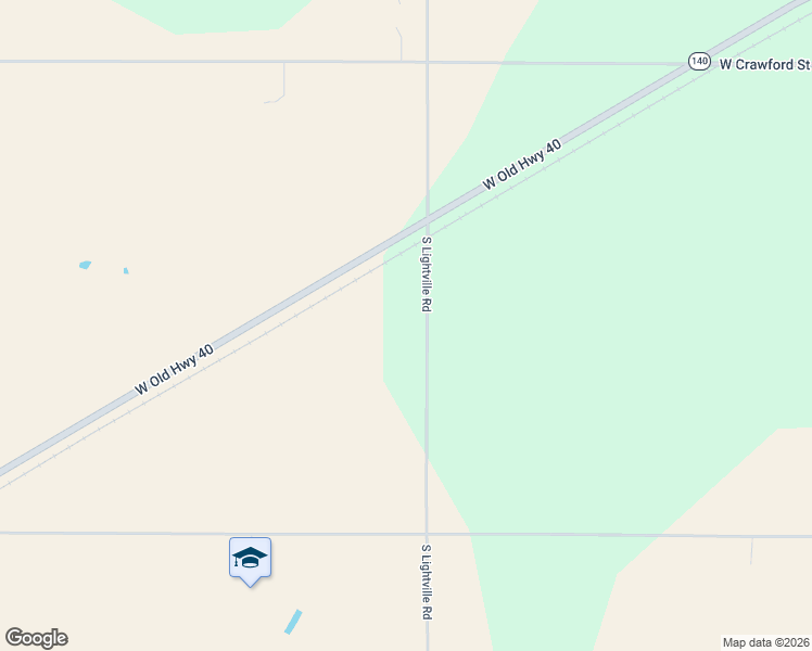 map of restaurants, bars, coffee shops, grocery stores, and more near 1222 South Lightville Road in Salina