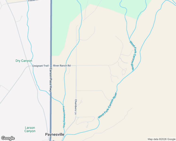 map of restaurants, bars, coffee shops, grocery stores, and more near 355 River Ranch Road in Markleeville