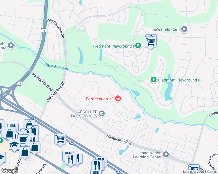 map of restaurants, bars, coffee shops, grocery stores, and more near 5501 Altenbury Loop in Gainesville
