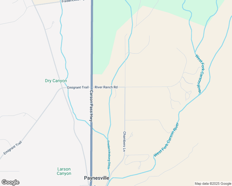 map of restaurants, bars, coffee shops, grocery stores, and more near Ditch in Alpine County