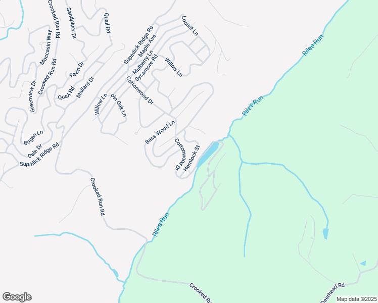 map of restaurants, bars, coffee shops, grocery stores, and more near 208 Hemlock Street in Mount Jackson