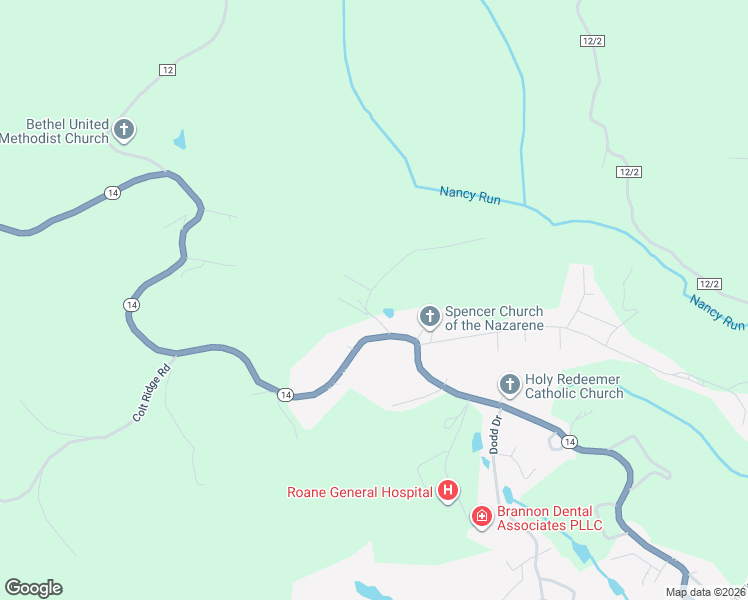 map of restaurants, bars, coffee shops, grocery stores, and more near 63-199 Oak Drive Addition in Spencer