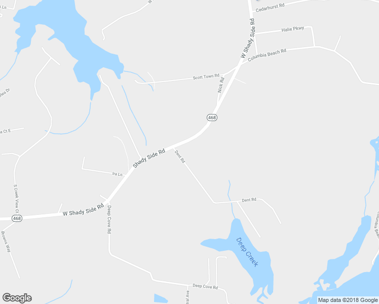 map of restaurants, bars, coffee shops, grocery stores, and more near 5921 Shady Side Road in Shady Side