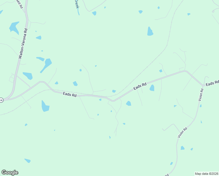 map of restaurants, bars, coffee shops, grocery stores, and more near 1532 Eads Road in Verona